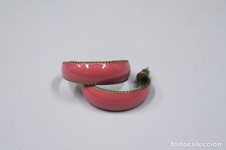 Joyeria: PENDIENTES DE METAL Y ESMALTE - Foto 1