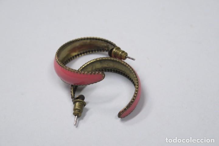 Joyeria: PENDIENTES DE METAL Y ESMALTE - Foto 2