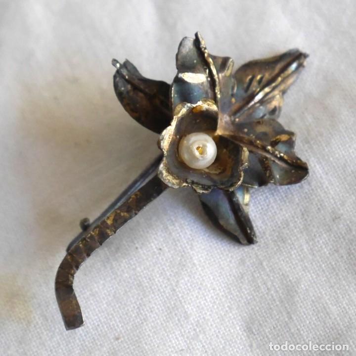 Joyeria: Broche de plata 925 en forma de hojas - Foto 1
