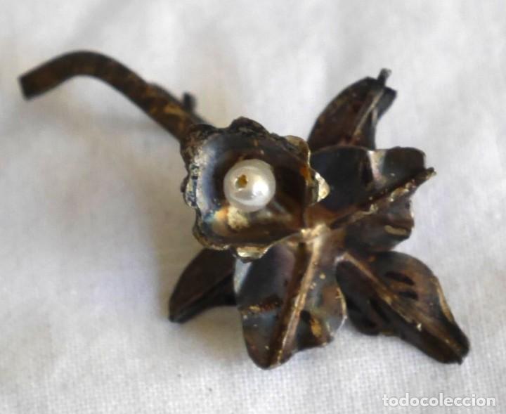 Joyeria: Broche de plata 925 en forma de hojas - Foto 2