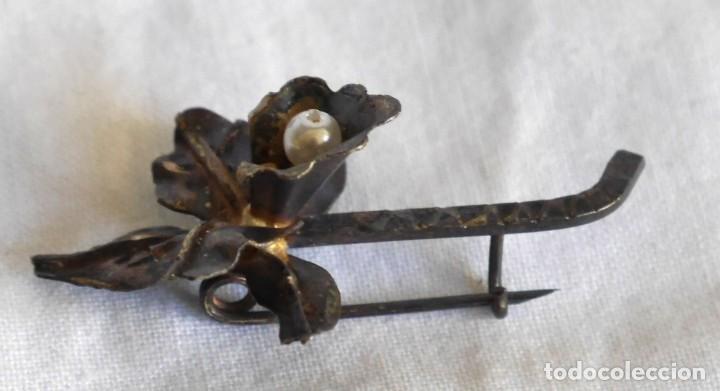 Joyeria: Broche de plata 925 en forma de hojas - Foto 4