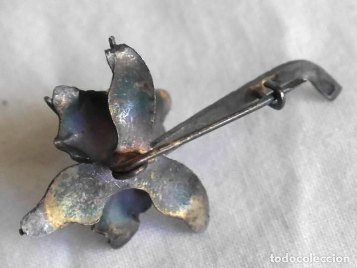 Joyeria: Broche de plata 925 en forma de hojas - Foto 5