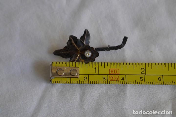 Joyeria: Broche de plata 925 en forma de hojas - Foto 7