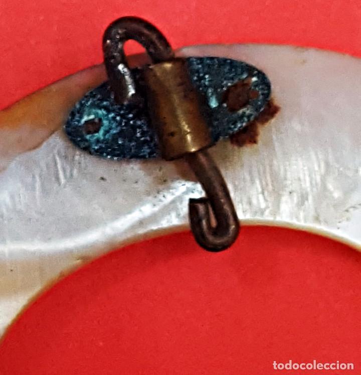 Joyeria: ANTIGUA HERRADURA DE NACAR. - Foto 6