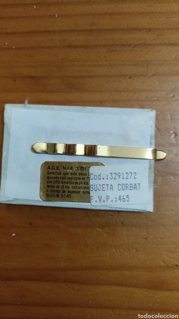 Joyeria: Sujeta corbatas damasquinado - Foto 2