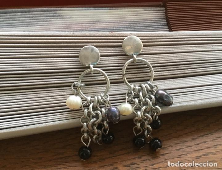 Joyeria: PENDIENTES CON PERLAS DE R&Iacute;O. CIERRE DE PRESI&Oacute;N - Foto 1