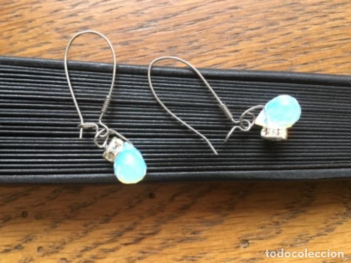 Joyeria: PENDIENTES CON CRISTALES EN OPALINA Y R&Oacute;NDELE DE CRISTALES - Foto 5