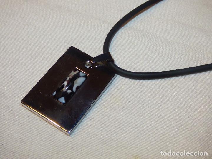 Joyeria: Colgante acero,y,Murano. - Foto 1