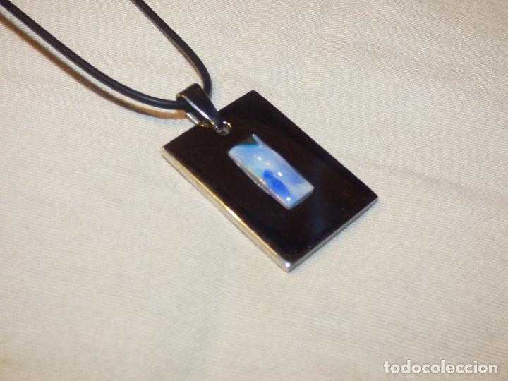 Joyeria: Colgante acero,y,Murano. - Foto 1
