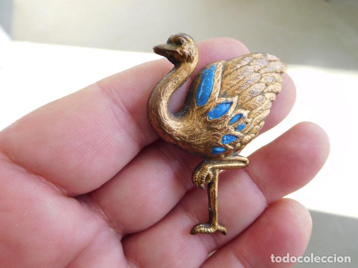 Joyeria: Broche antiguo avestruz - Foto 3