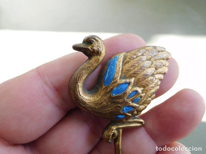 Joyeria: Broche antiguo avestruz - Foto 4