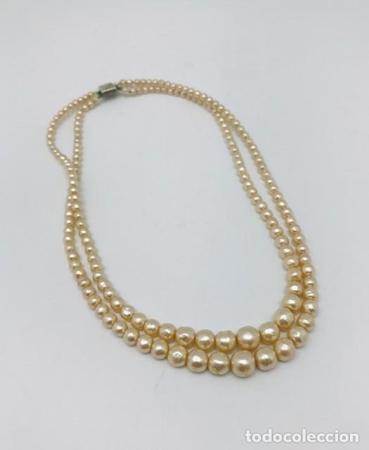 Joyeria: Bonito collar de perlas vintage a&ntilde;os 60 - Foto 1