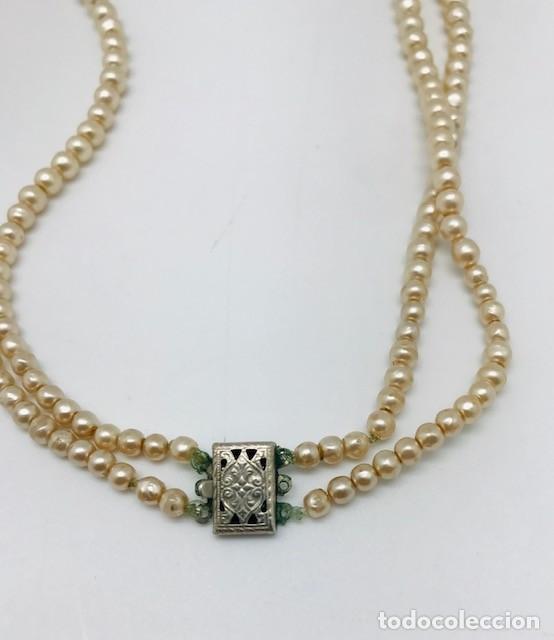 Joyeria: Bonito collar de perlas vintage a&ntilde;os 60 - Foto 3