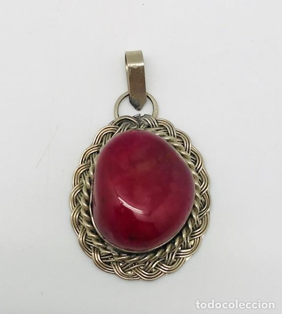 Joyeria: Colgante de metal y piedra - Foto 2