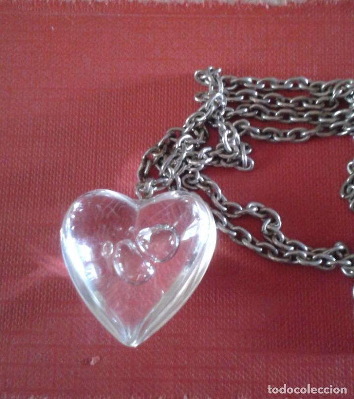 Joyeria: COLLAR CON CORAZ&Oacute;N SIMIL CRISTAL - Foto 1