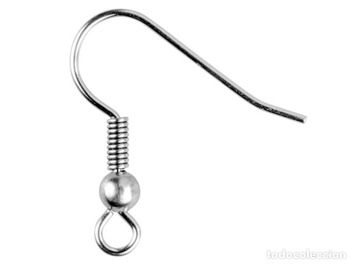 Joalharia: (TYS) Gancho Para Pendientes De Acero INOXIDABLE Con Abalorio Y Anilla De0,71 Mm, Paquete De 10 pcs