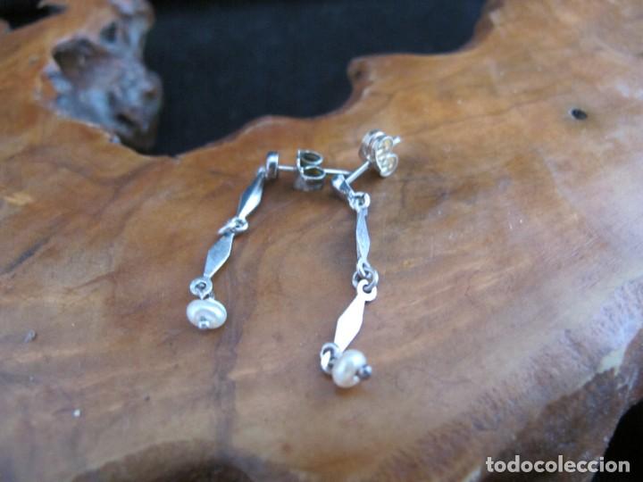 Joyeria: Delicados pendientes de plata con perlita - Foto 2