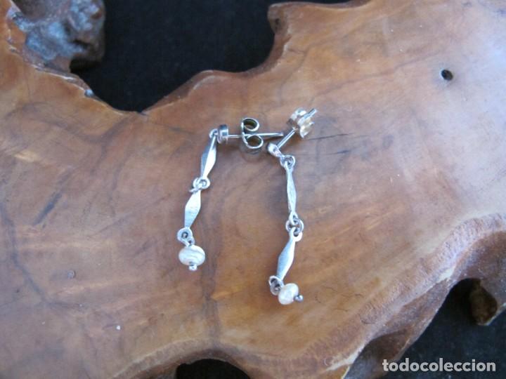Joyeria: Delicados pendientes de plata con perlita - Foto 3