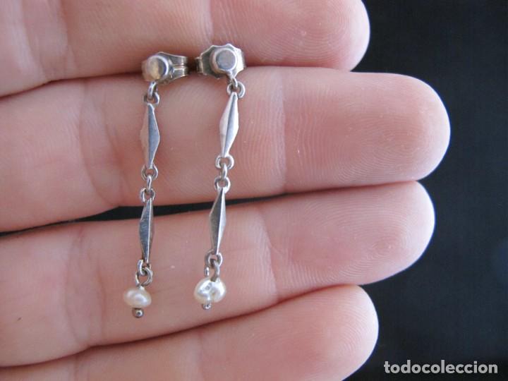 Joyeria: Delicados pendientes de plata con perlita - Foto 4