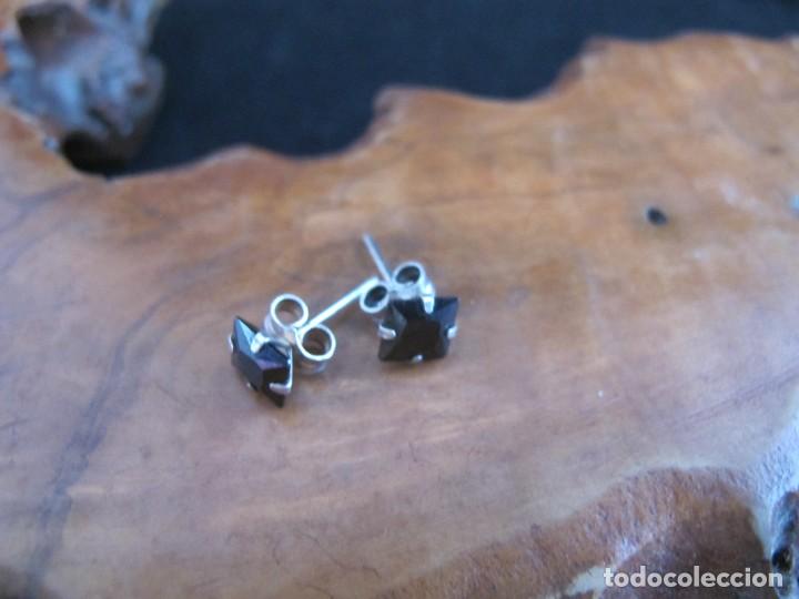 Joyeria: Pendientes de plata con cristalito - Foto 1