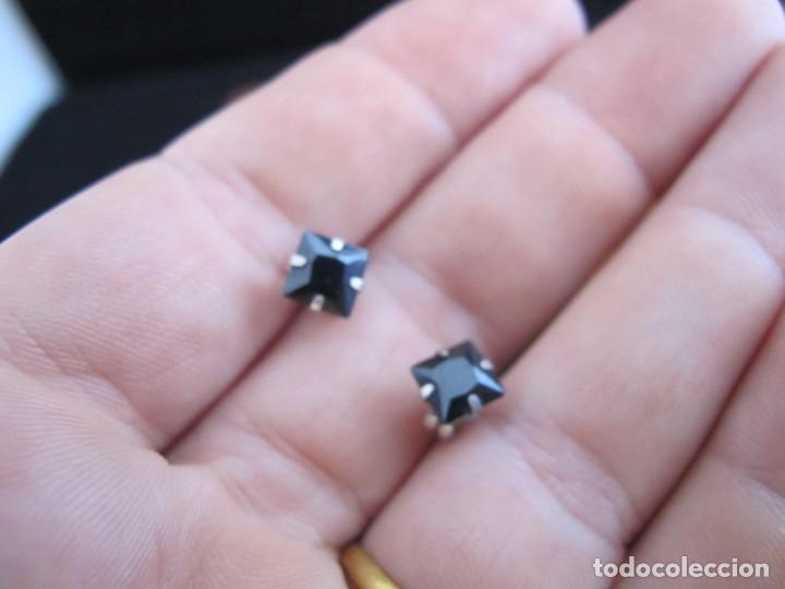 Joyeria: Pendientes de plata con cristalito - Foto 3