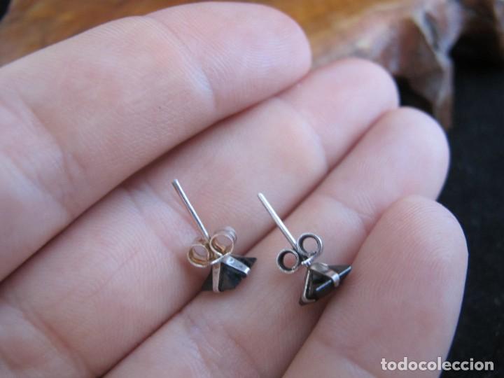 Joyeria: Pendientes de plata con cristalito - Foto 5