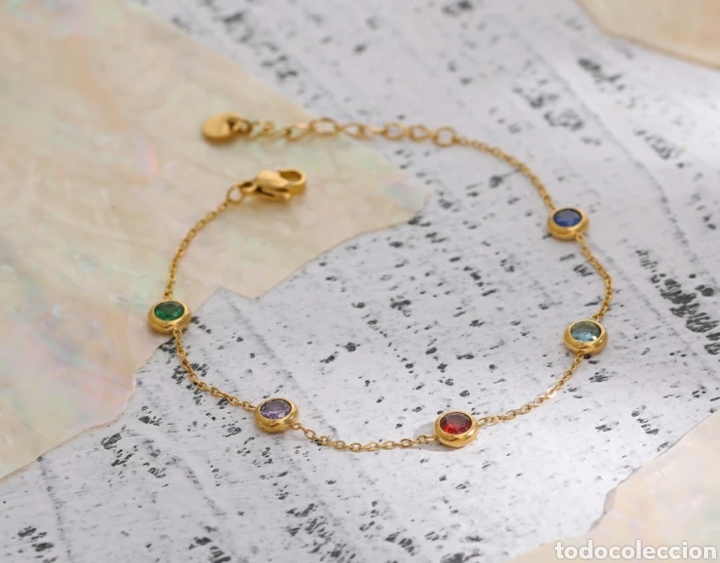 Joyeria: Pulsera de Acero inoxidable y Circonitas ENV&Iacute;O GRATIS!! - Foto 1