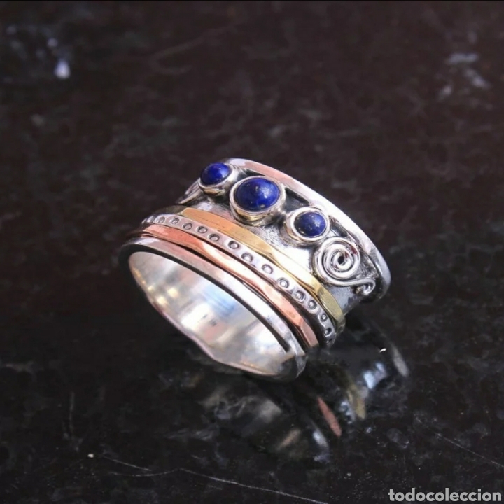 Joyeria: Anillo con L&aacute;pis Lazuli ENV&Iacute;O GRATIS! - Foto 2