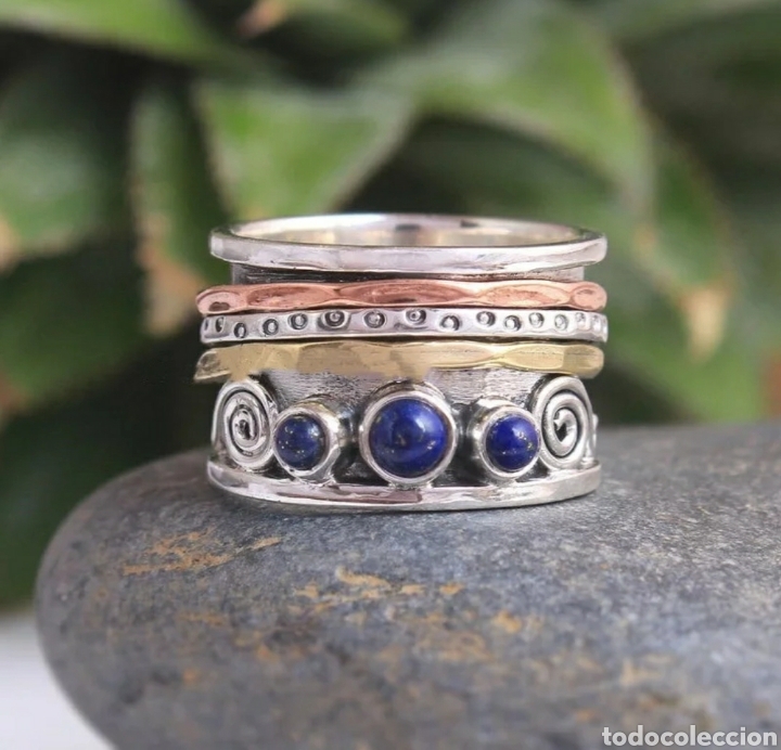 Joyeria: Anillo con L&aacute;pis Lazuli ENV&Iacute;O GRATIS! - Foto 1