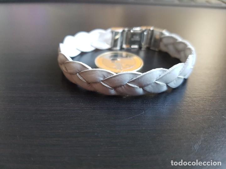 Joyeria: Pulsera infantil de cuero blanco - Foto 3