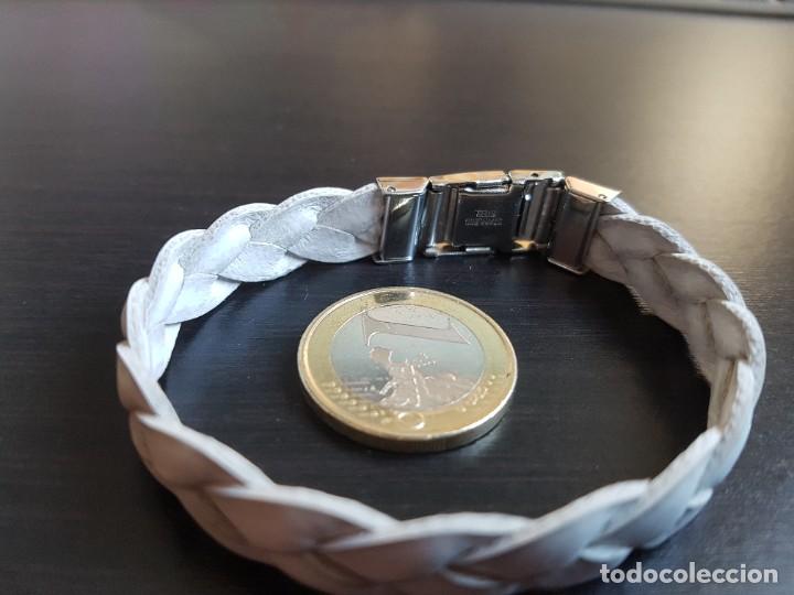 Joyeria: Pulsera infantil de cuero blanco - Foto 4