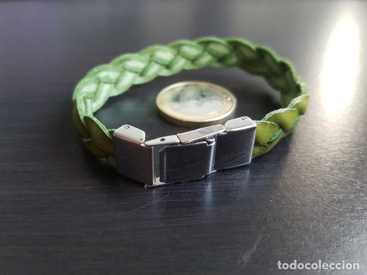 Joyeria: Pulsera infantil de cuero verde - Foto 3