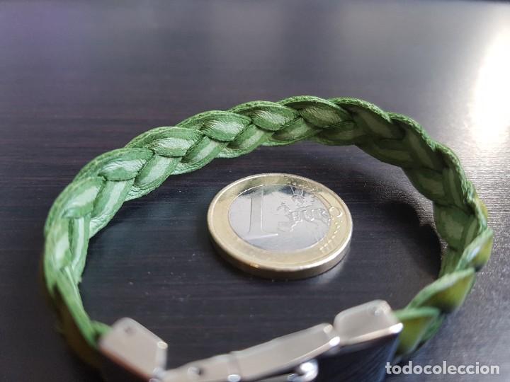 Joyeria: Pulsera infantil de cuero verde - Foto 4