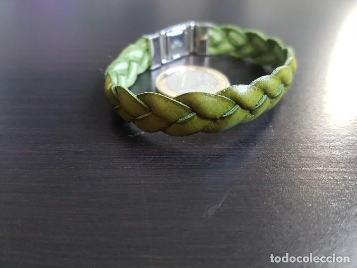 Joyeria: Pulsera infantil de cuero verde - Foto 7