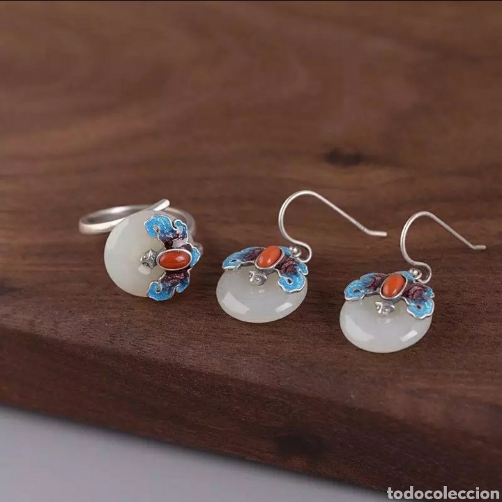 Joyeria: Conjunto de Plata y Jade ENV&Iacute;O GRATIS!! - Foto 6