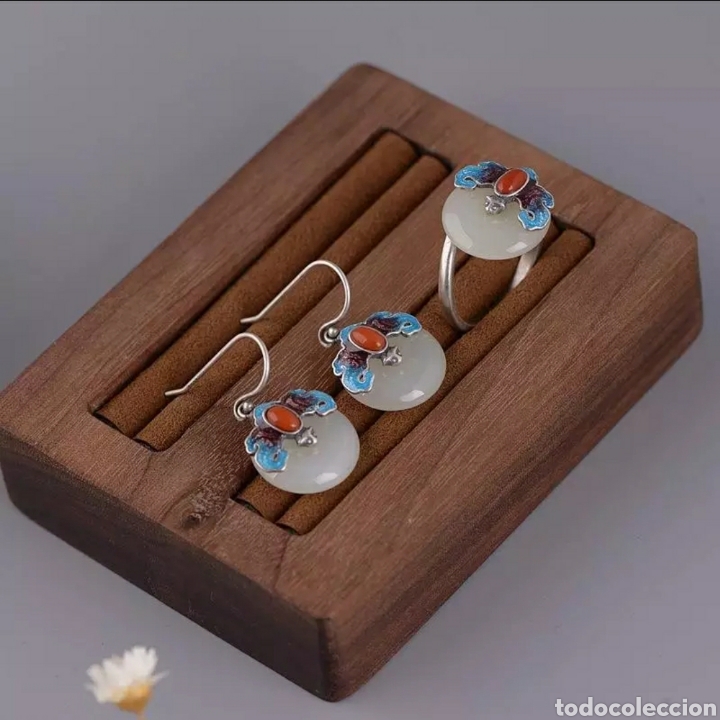 Joyeria: Conjunto de Plata y Jade ENV&Iacute;O GRATIS!! - Foto 1