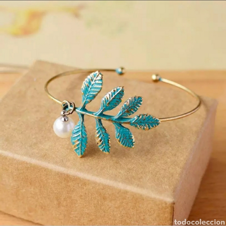 Joyeria: Pulsera Hoja Bronce Verde ENV&Iacute;O GRATIS!! - Foto 1