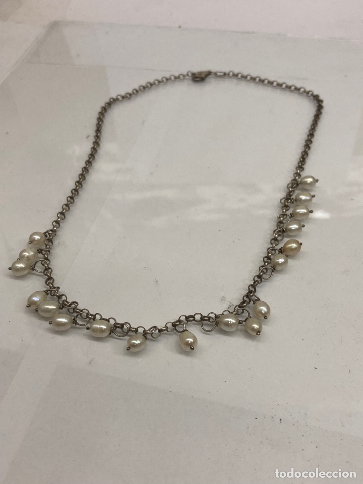Joyeria: Collar de plata y perlas - Foto 2