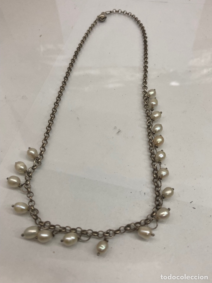 Joyeria: Collar de plata y perlas - Foto 1