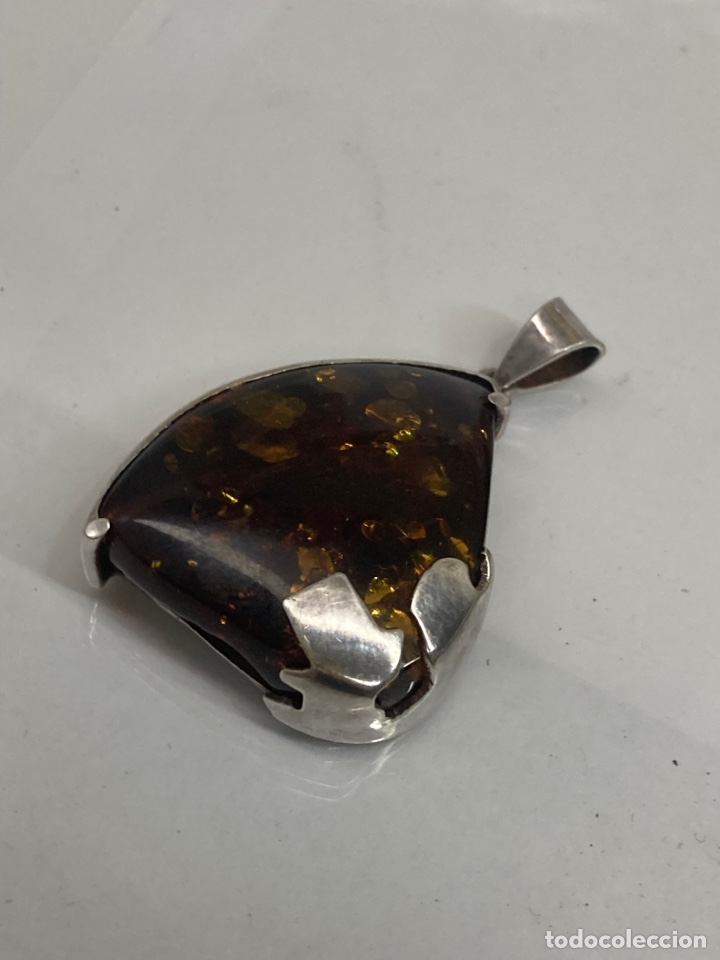 Joyeria: Colgante de plata y &Aacute;mbar/C40 - Foto 1