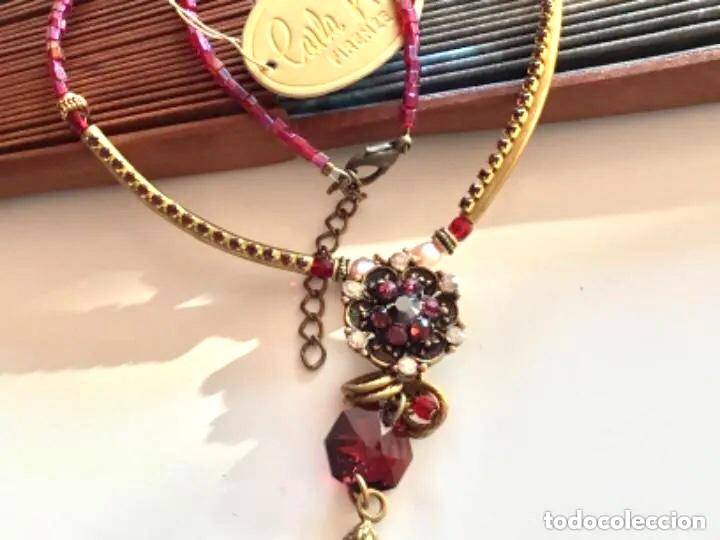 Joyeria: GARGANTILLA FLORENTINA CON CRISTALES Y ABALORIOS. - Foto 4