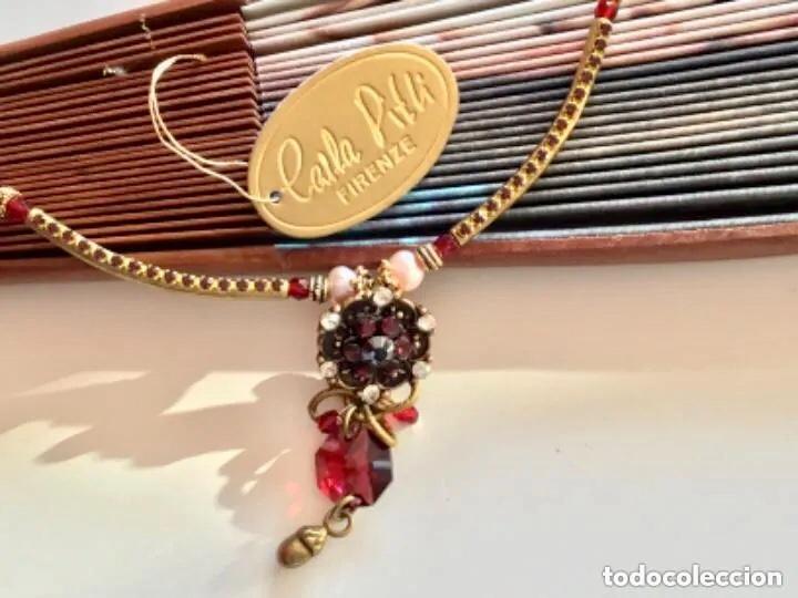 Joyeria: GARGANTILLA FLORENTINA CON CRISTALES Y ABALORIOS. - Foto 5