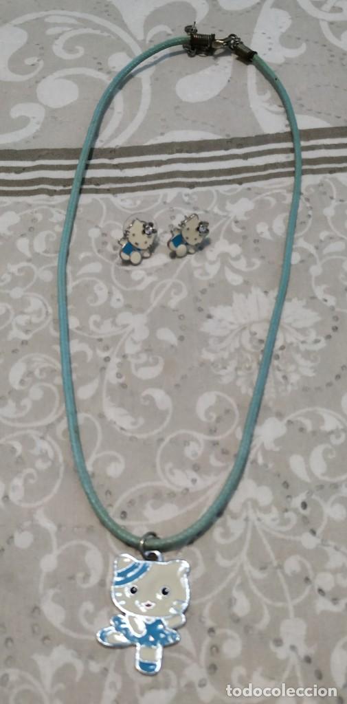 Joyeria: Conjunto de pulsera y pendientes de Hello Kitty - Foto 1