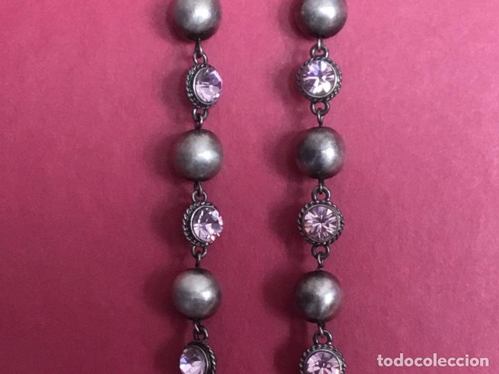 Joyeria: PENDIENTES DE CRISTAL AUSTRIACO COLOR MALVA - Foto 2