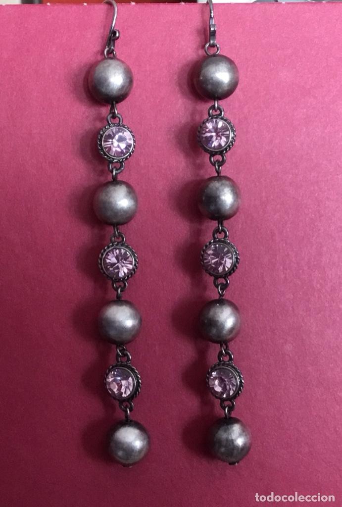 Joyeria: PENDIENTES DE CRISTAL AUSTRIACO COLOR MALVA - Foto 4