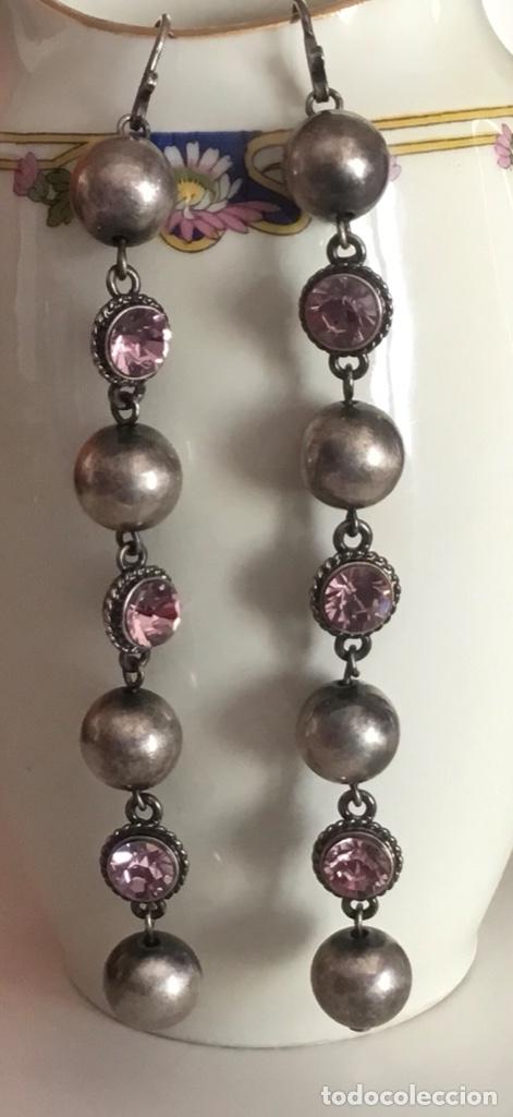 Joyeria: PENDIENTES DE CRISTAL AUSTRIACO COLOR MALVA - Foto 5