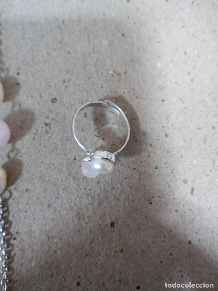 Joyeria: COLLAR Y ANILLO DE METAL Y PIEDRAS. M2. 47 - Foto 5