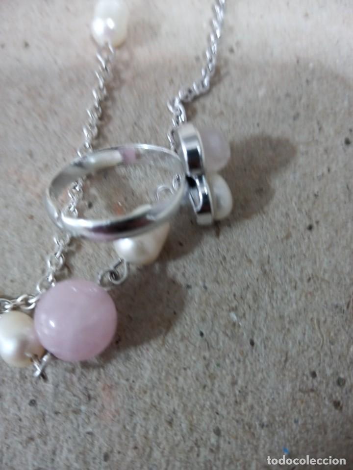 Joyeria: COLLAR Y ANILLO DE METAL Y PIEDRAS. M2. 47 - Foto 8