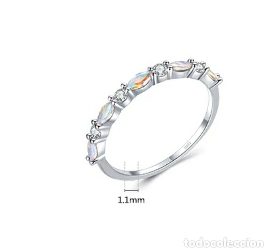 Joyeria: Anillo de Plata, Piedra Lunar y Cristal ENV&Iacute;O GRATIS!! - Foto 4