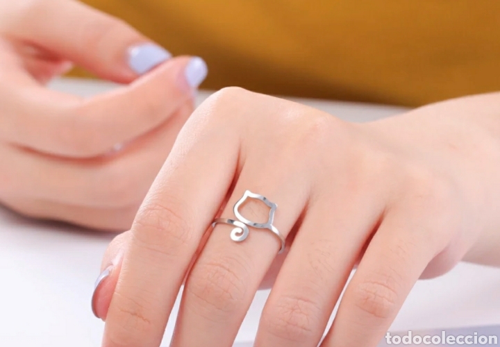Joyeria: Anillo Gato Acero inoxidable ENV&Iacute;O GRATIS! - Foto 2